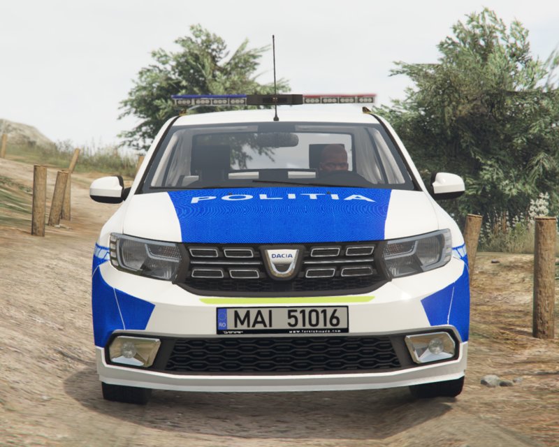 Gta Dacia Logan Politia Design Nou Els Mod Gtainside